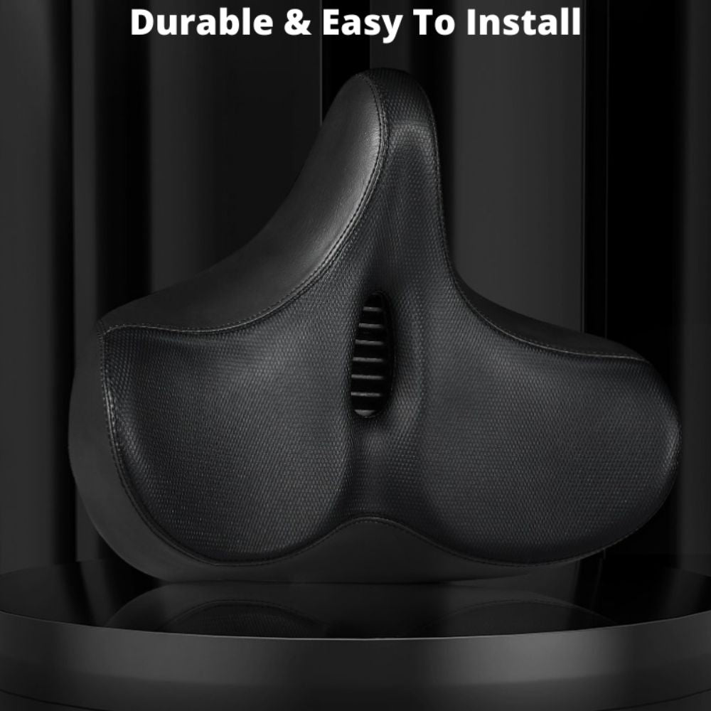 Confort asegurado con este asiento de bicicleta XL, impermeable y acolchado para adultos.