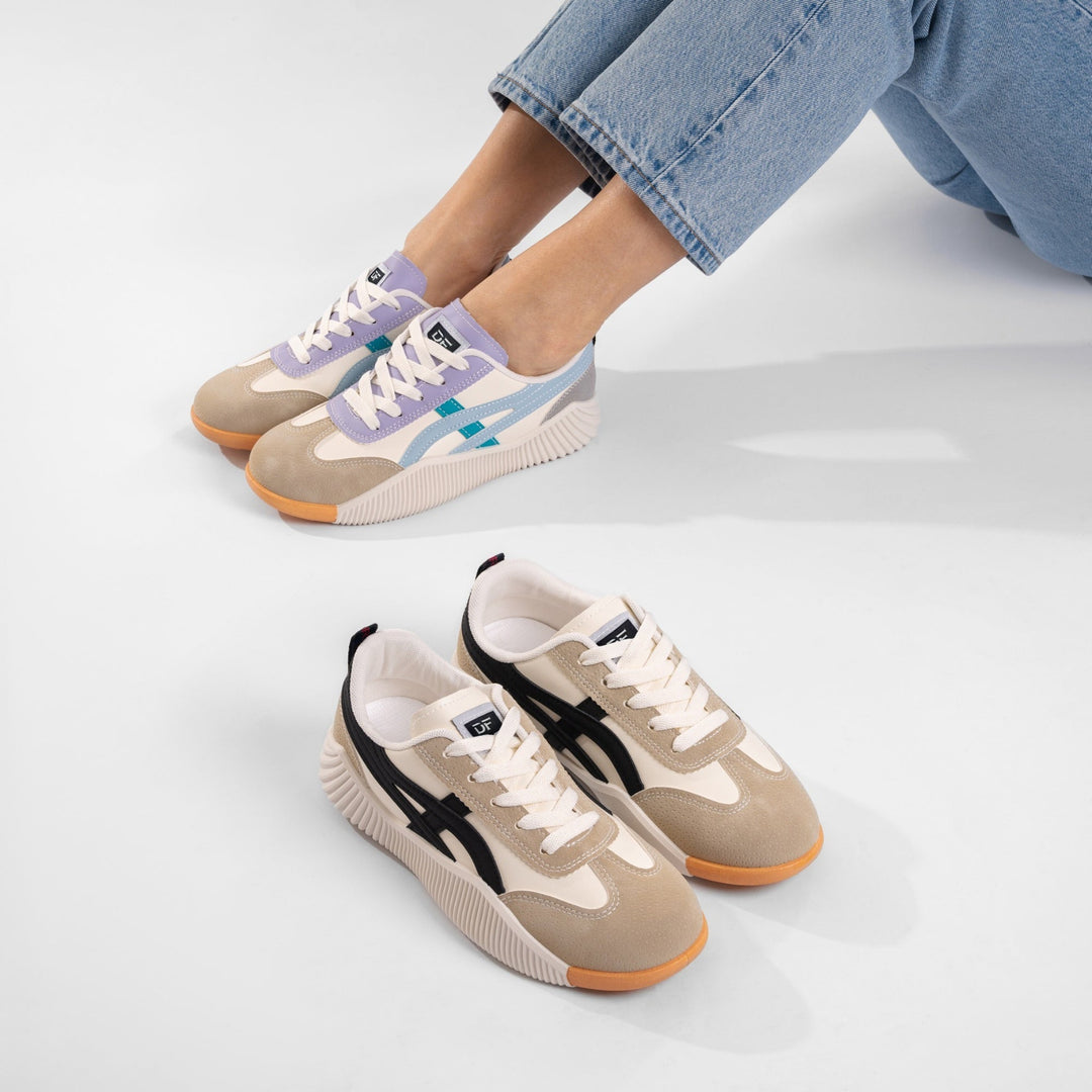 Zapatillas casual mujer Elin Retro, cómodas para el verano. Estilo vintage y tendencia urbana.