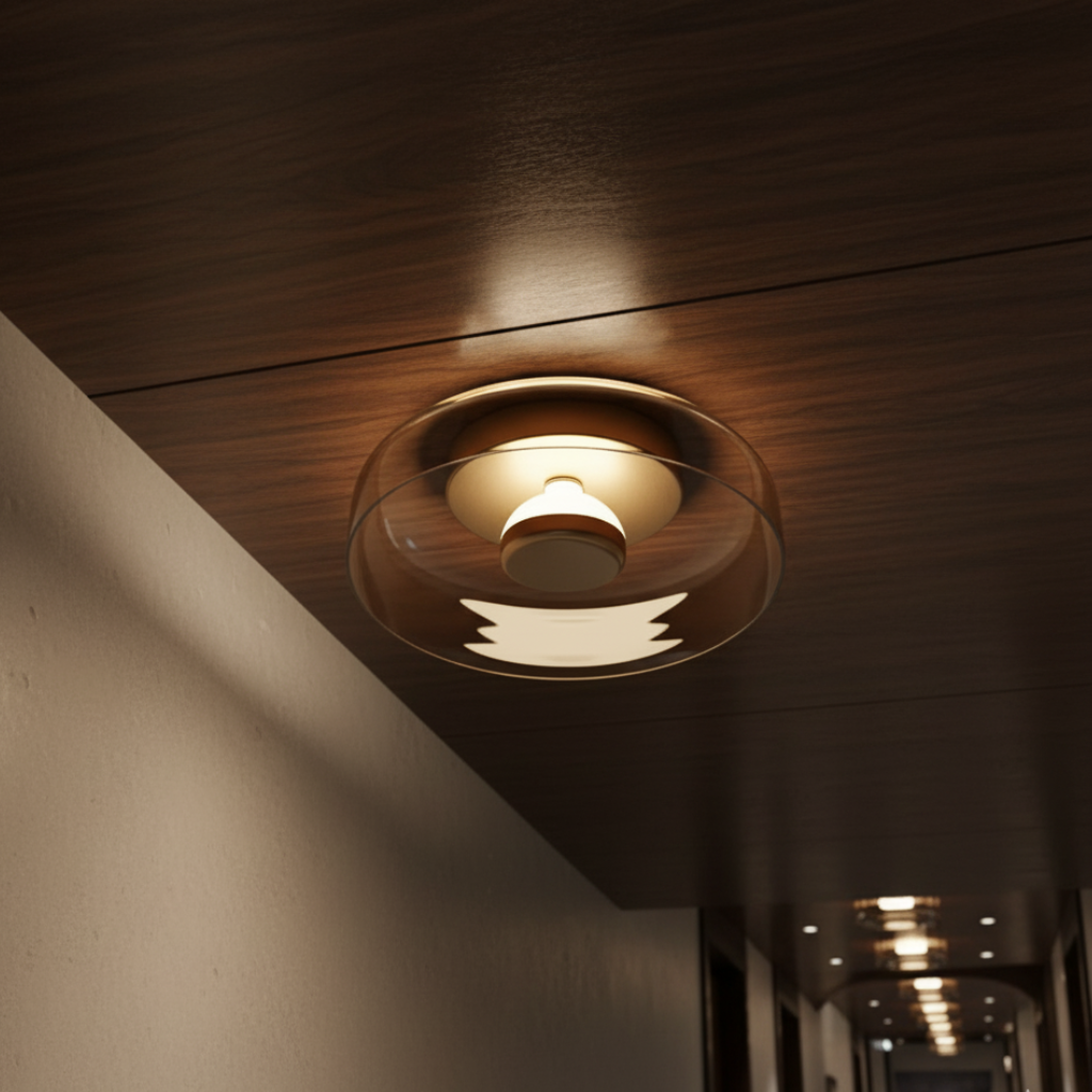 Luz de pared Halo, aplique moderno LED para iluminación indirecta, perfecto para crear un ambiente acogedor en tu hogar.