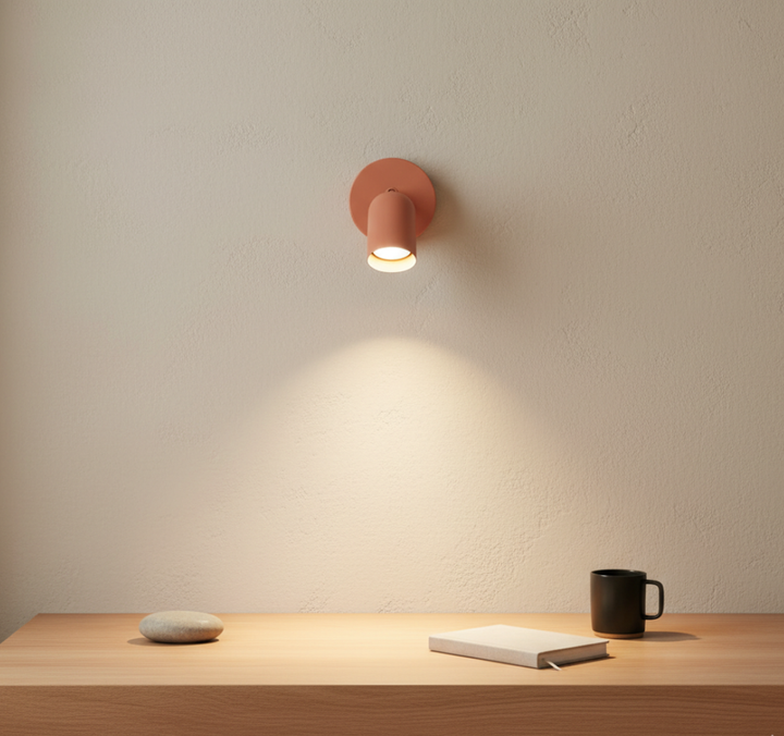 Iluminación de pared LED regulable, luz moderna y adaptable para cualquier estancia.