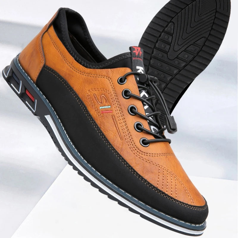 Calzado formal para hombre, diseño clásico y silueta elegante, ideal para un look sofisticado de moda masculina.
