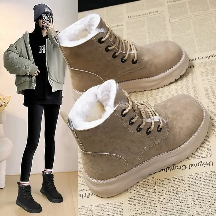 Botines ISLA impermeables de mujer, plataforma, ideales para invierno, cómodos y con estilo.