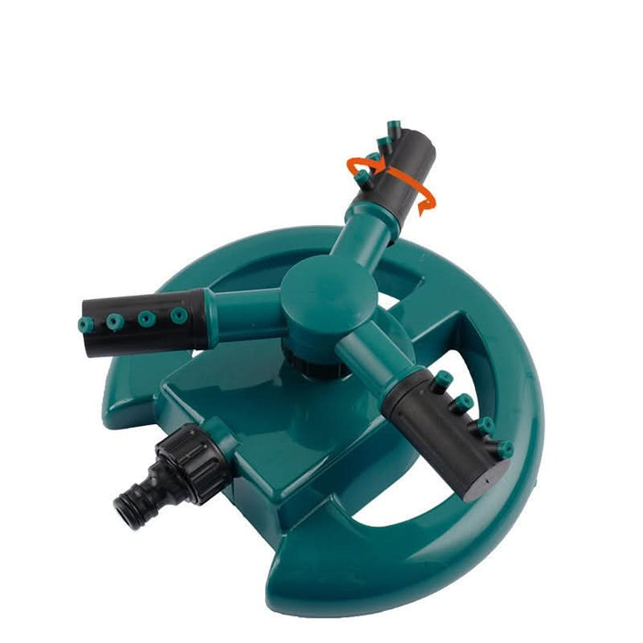 Sistema de riego automático para jardines y césped. Rociador 360° de alta eficiencia en paisajismo.
