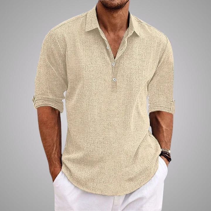 Camisa casual Samuel de hombre. Ligera, transpirable y de cuello clásico. Perfecta para un look moderno y diario.