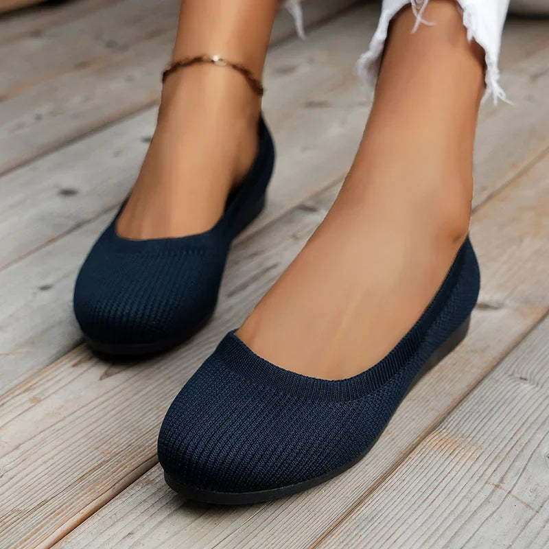 Zapatillas sin cordones para mujer, fáciles de poner. Transpirables, antideslizantes y muy cómodas.