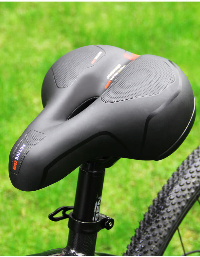 Asiento de bicicleta súper cómodo, ergonómico y antipresión para un ciclismo sin dolor y de alto confort.