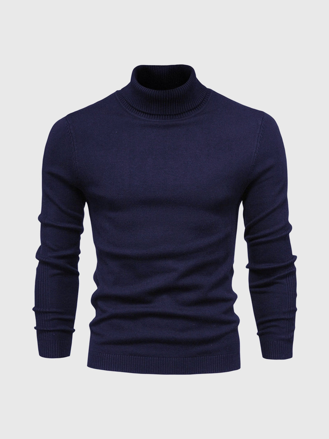 Suéter DAVARO para hombre, cuello alto slim fit, look sofisticado y cómodo.