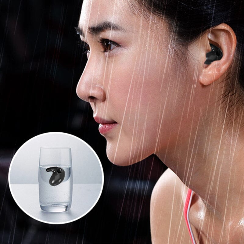 Auriculares invisibles con tecnología Bluetooth 5.3 para conexión inalámbrica estable y rápida.