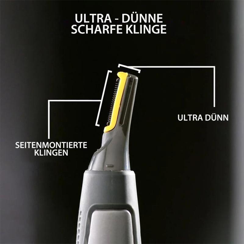 Depiladora unisex para cejas, nariz y orejas, con iluminación LED integrada. Afeitado preciso.
