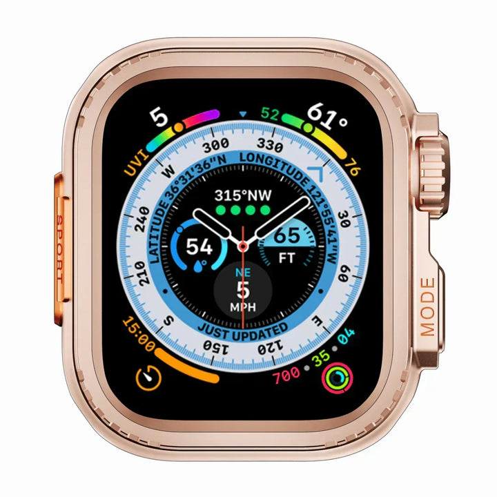 Protector de aluminio para smartwatch. Eleva la protección de tu reloj.