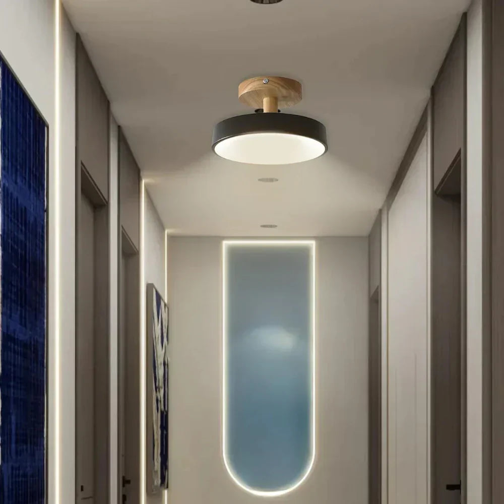 Accesorio de iluminación LED Aria, luz cálida para dormitorio o pasillo, estilo minimalista.