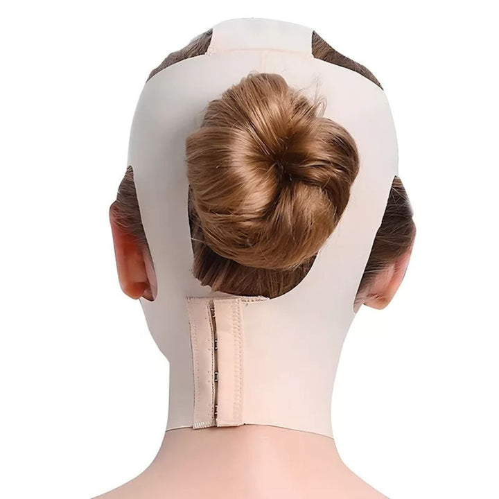 Máscara de belleza facial reutilizable. Tratamiento antiarrugas y reafirmante para piel madura, lifting.