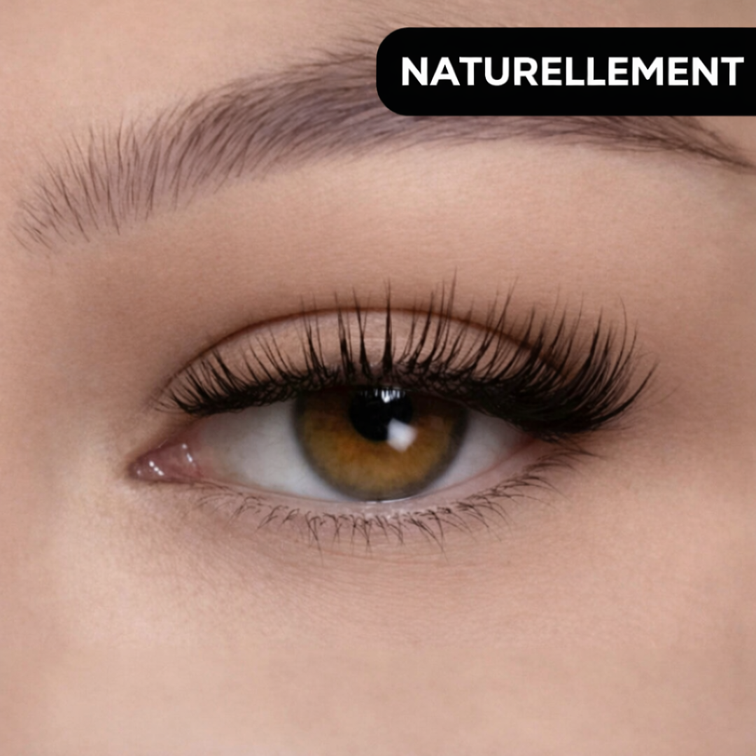 Pestañas magnéticas hipoalergénicas para un look natural o voluminoso. Fácil aplicación de maquillaje.