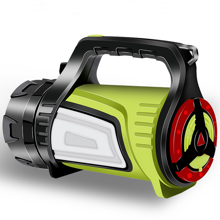 Linterna LED doble cara, luz potente y portátil para camping, trabajo, hogar y cualquier emergencia.