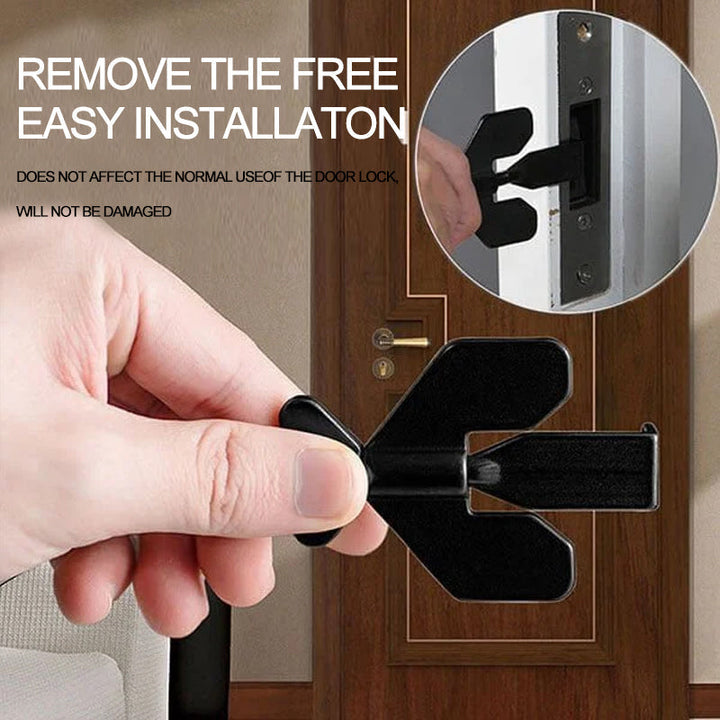 Protección personal: tope de puerta de seguridad portátil, accesorio de viaje esencial para tu tranquilidad.