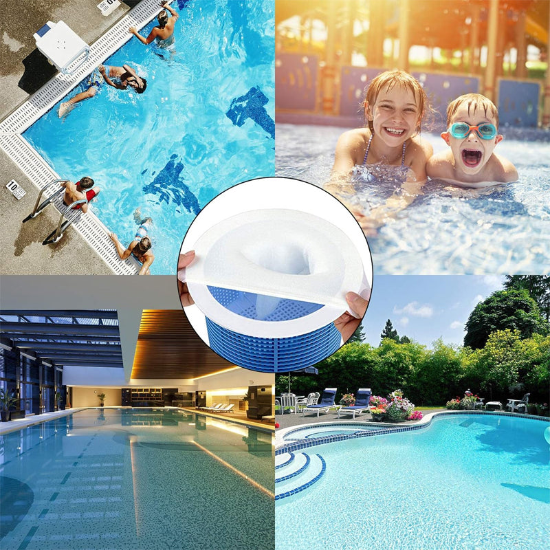 Suministros para piscina: calcetines de filtro. Imprescindibles para mantener el agua limpia y sana.