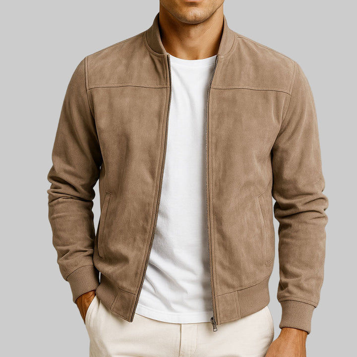 Chaqueta hombre estilo urbano clásica y versátil. Perfecta para primavera-otoño, look casual y moderno.