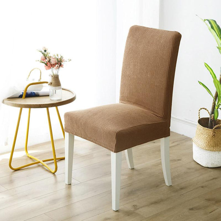 Funda elástica para silla de comedor, diseño moderno que se adapta a cualquier decoración.