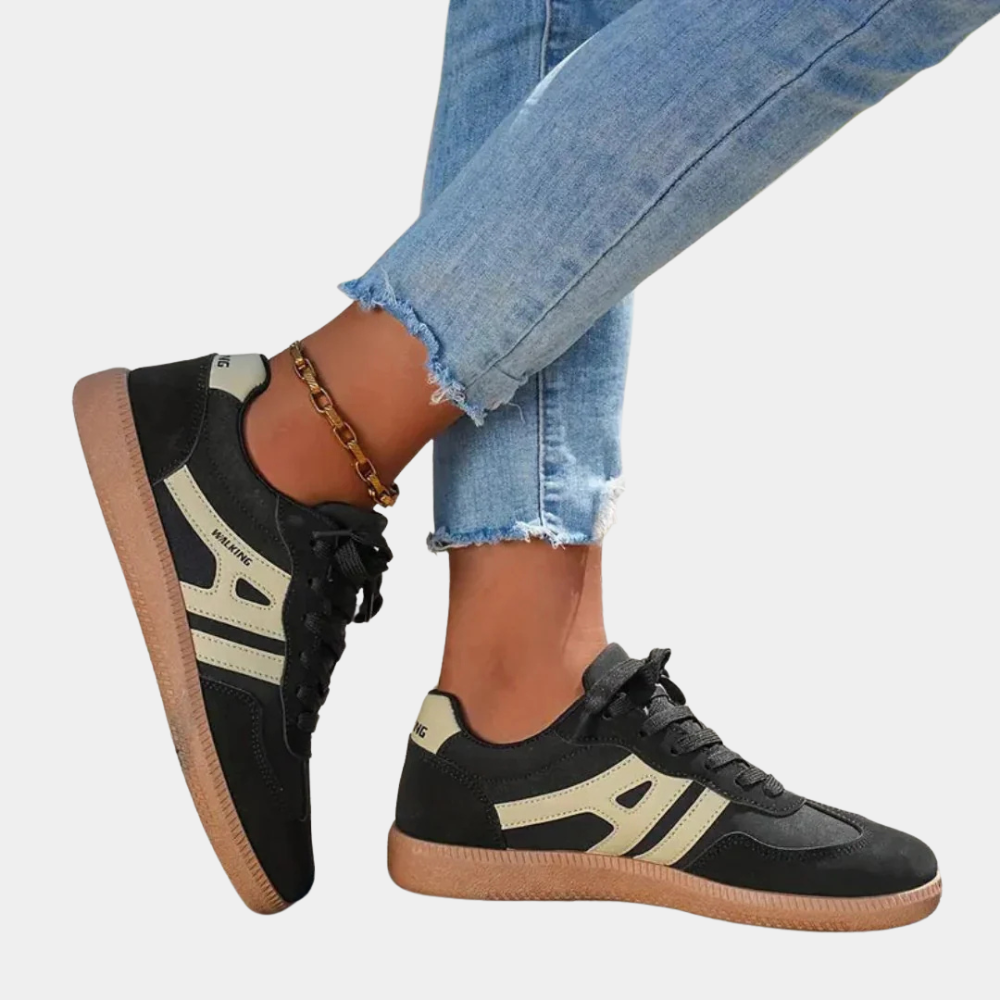 Zapatos ortopédicos de mujer para confort diario, soporte de arco y alivio del dolor de pies.