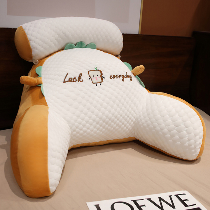 Almohada lumbar ergonómica para un confort total, soporta la espalda, reduce tensión y relaja.