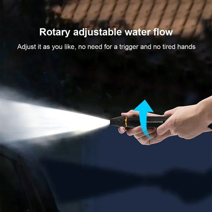 Pistola de agua multifuncional alta presión para limpieza del hogar, patio y riego de jardín.