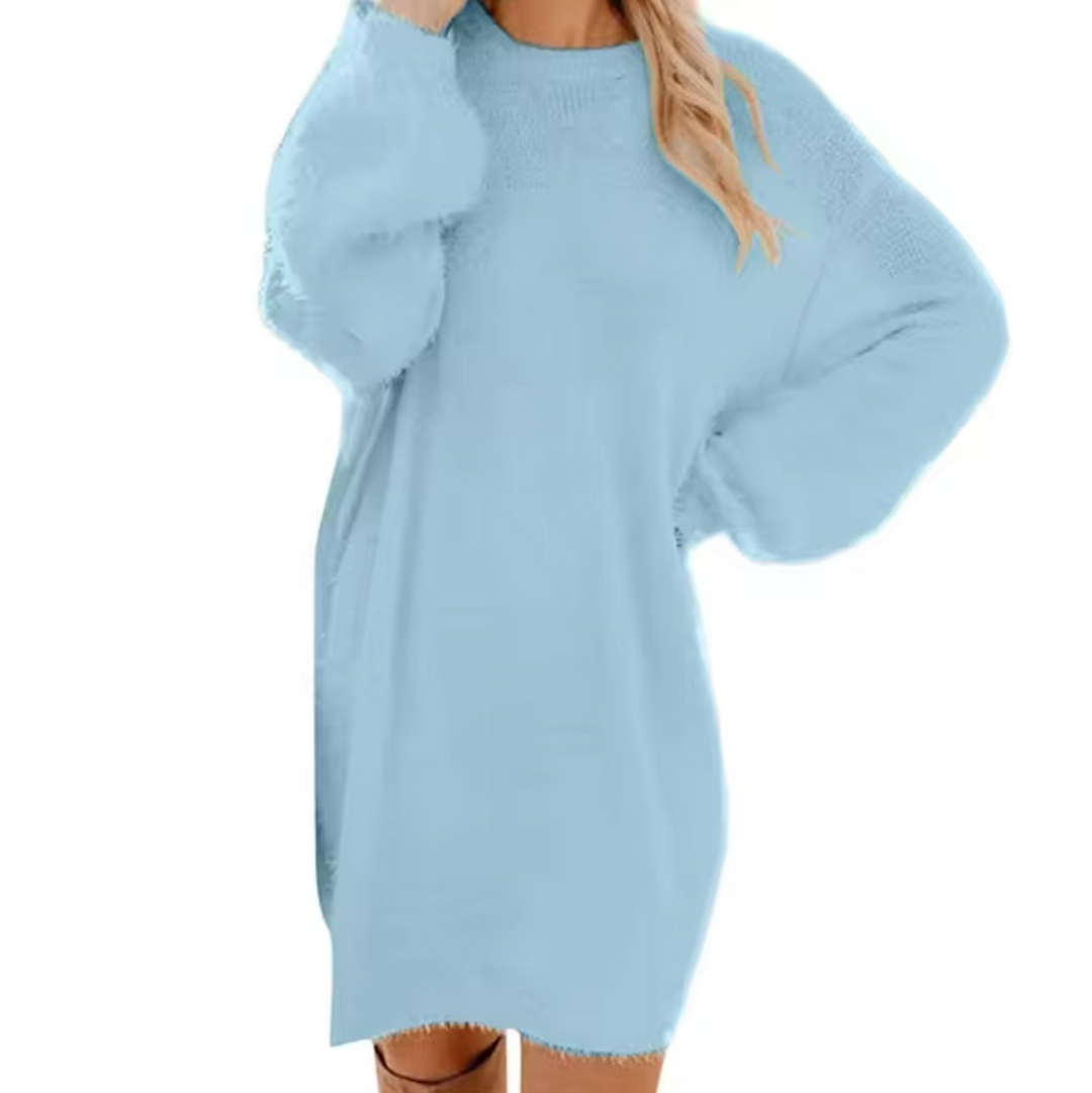 Vestido casual para mujer, estilo diario, perfecto para otoño e invierno.