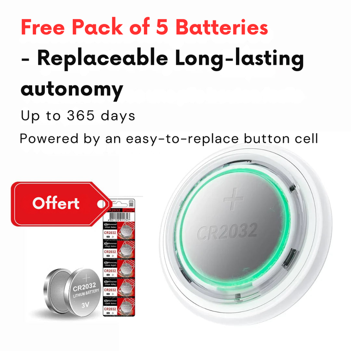 Mini localizador GPS portátil sin cuotas. Rastreador antirrobo compacto e impermeable para fácil localización.