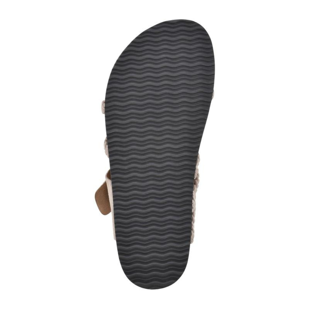 Sandalias trenzadas ajustables para mujer. Comodidad y estilo casual, calzado femenino para el verano.