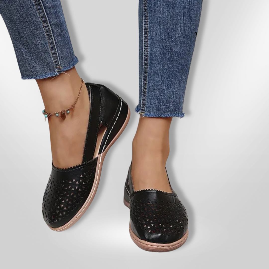 Zapatos ortopédicos de mujer, ligeros y cómodos, ideales para caminar diario con soporte y bienestar.