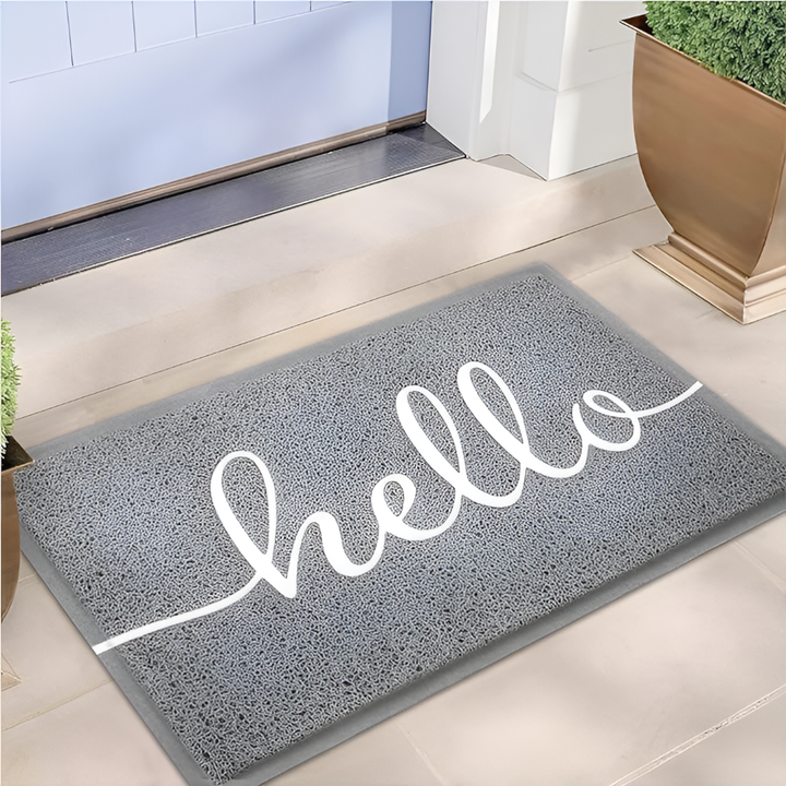 Alfombra de recibidor funcional, duradera y de fácil limpieza para cualquier entrada.