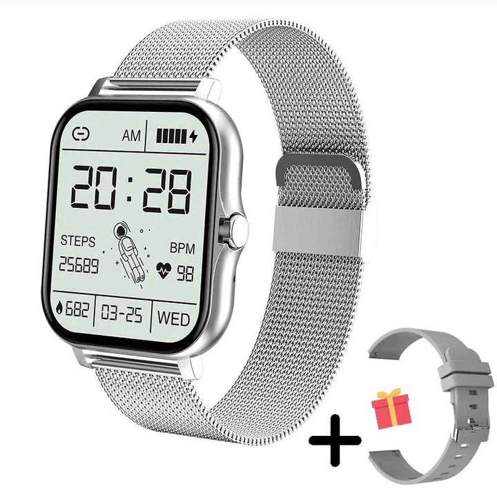 Reloj inteligente elegante para mujer con correa de moda, diseño sofisticado para el día a día.