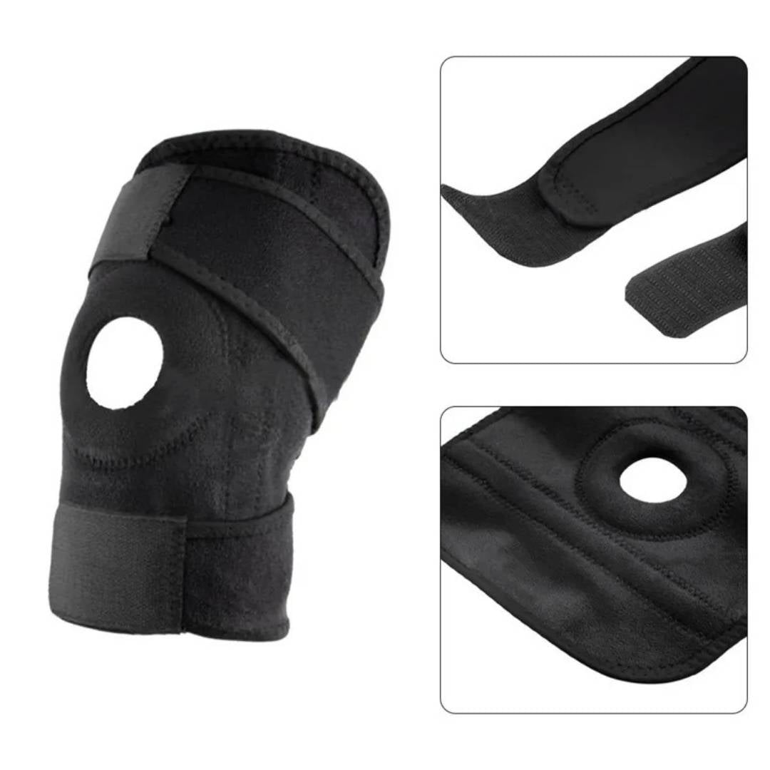 Rodillera ProFlex ajustable unisex para recuperación muscular, bienestar y protección articular. Ofrece compresión efectiva.