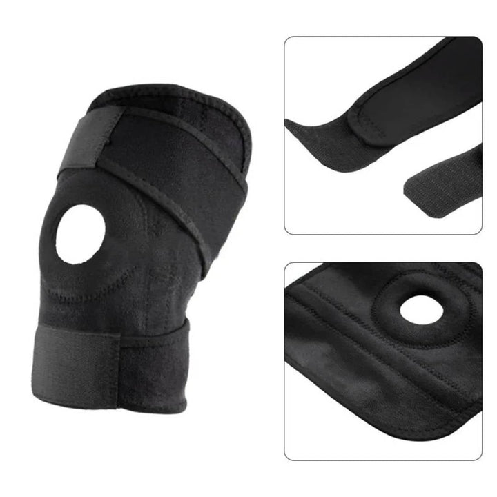 Rodillera ProFlex ajustable unisex para recuperación muscular, bienestar y protección articular. Ofrece compresión efectiva.
