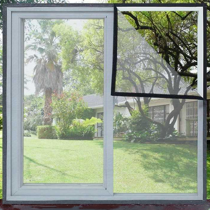 Mosquitera autoadhesiva para ventana, protección eficaz contra insectos voladores en el hogar.