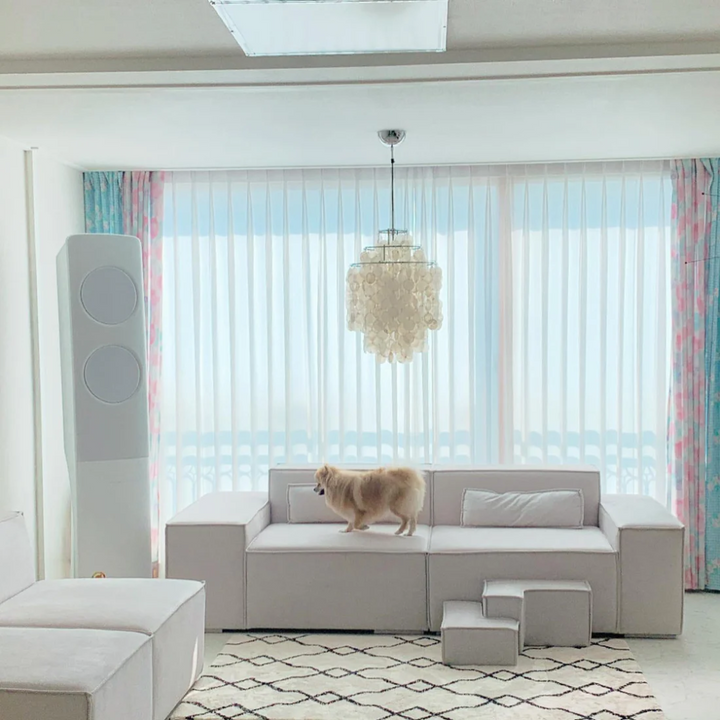 Ambiente acogedor: lámpara colgante vintage de concha, luz cálida para tu decoración de hogar.