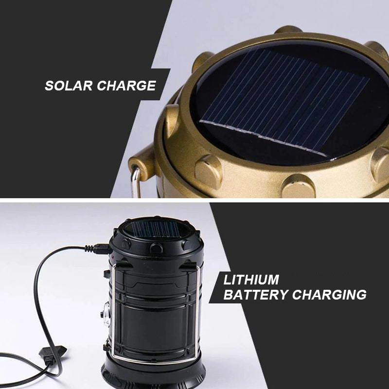 Luz LED portátil para camping y senderismo, indispensable en tus aventuras al exterior.