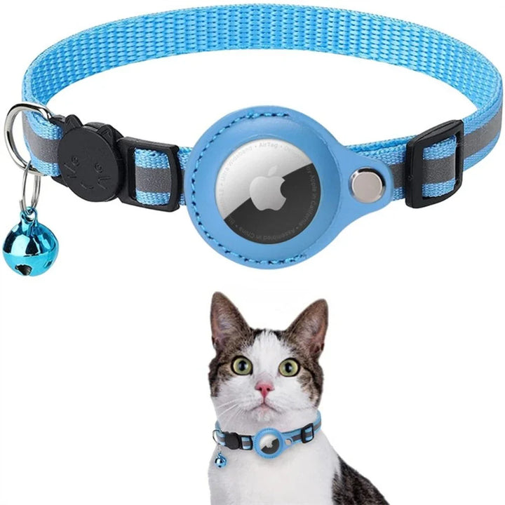 Collar GPS para gatos de exterior, reflectante, con localización en tiempo real.