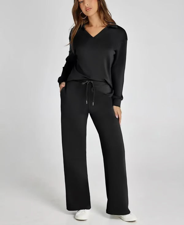 Pijama de verano suave para mujer, conjunto de relax en poliéster elastano.