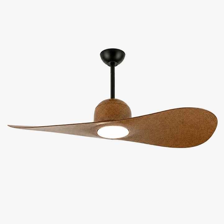 Ventilador de techo LED, diseño actual. Luz dimerizable para crear el ambiente deseado.
