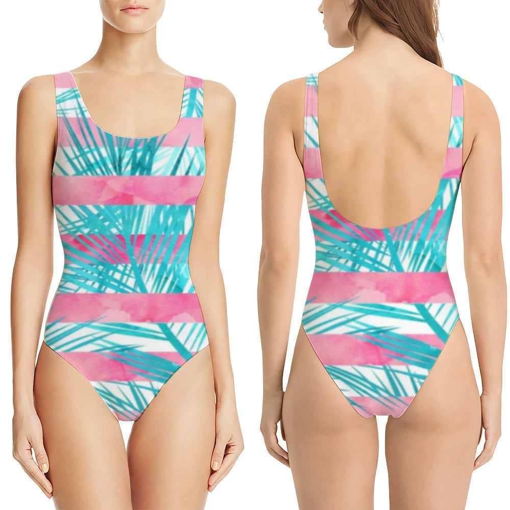 Moda playa mujer: bañador moldeador de una pieza, diseño 3D para un verano elegante.