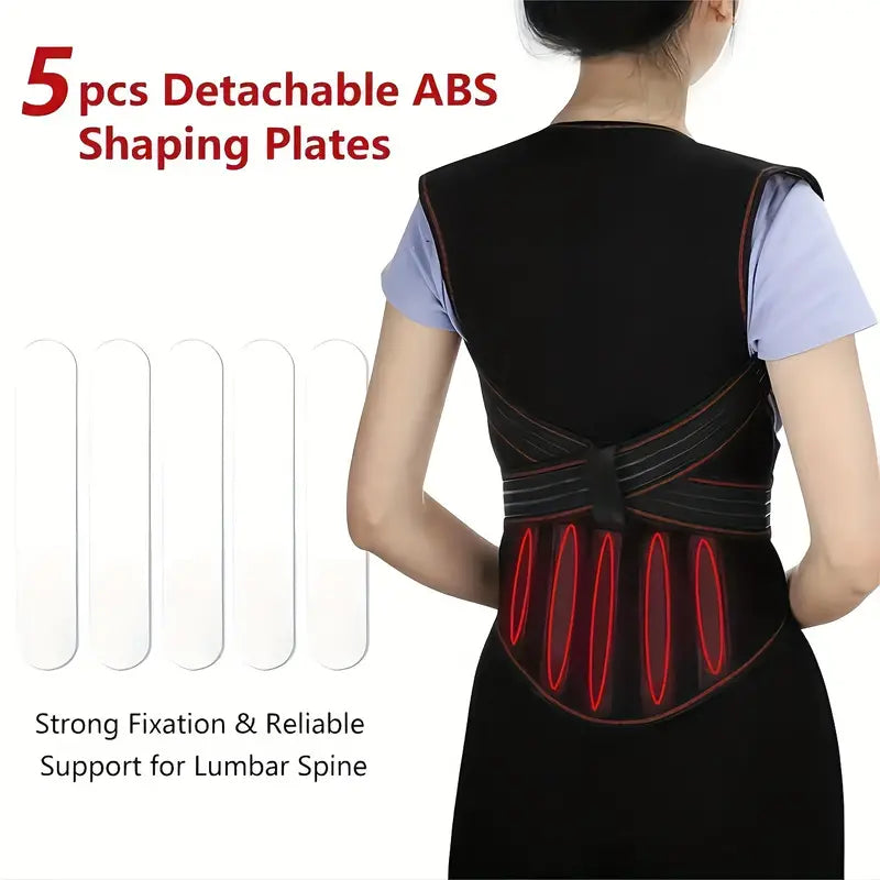 Faja magnética para dolor de espalda. Soporte lumbar ergonómico y corrector postural para bienestar total.
