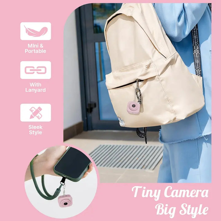 Cámara de fotos digital Y2K, diseño compacto y función de video, ideal para regalar o usar en viajes.