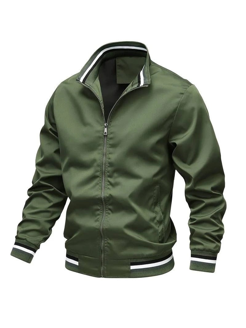 Chaqueta bomber casual ENZO para hombre, estilo moderno y versátil. Perfecta para otoño.
