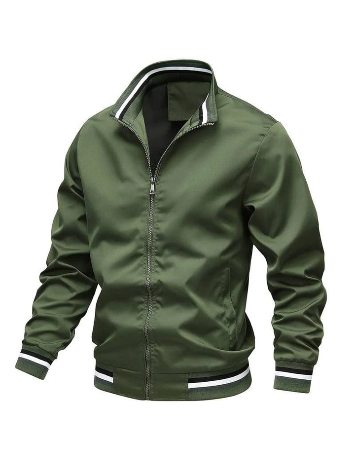 Chaqueta bomber casual ENZO para hombre, estilo moderno y versátil. Perfecta para otoño.