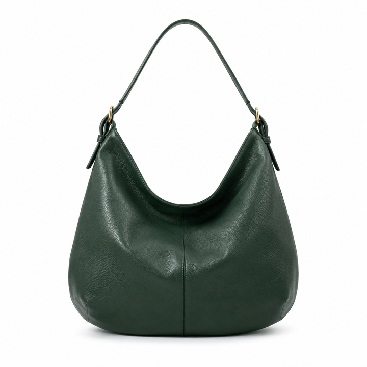 Bolso hobo elegante para mujer, verde oscuro, estilo chic y moderno, ideal para diario.