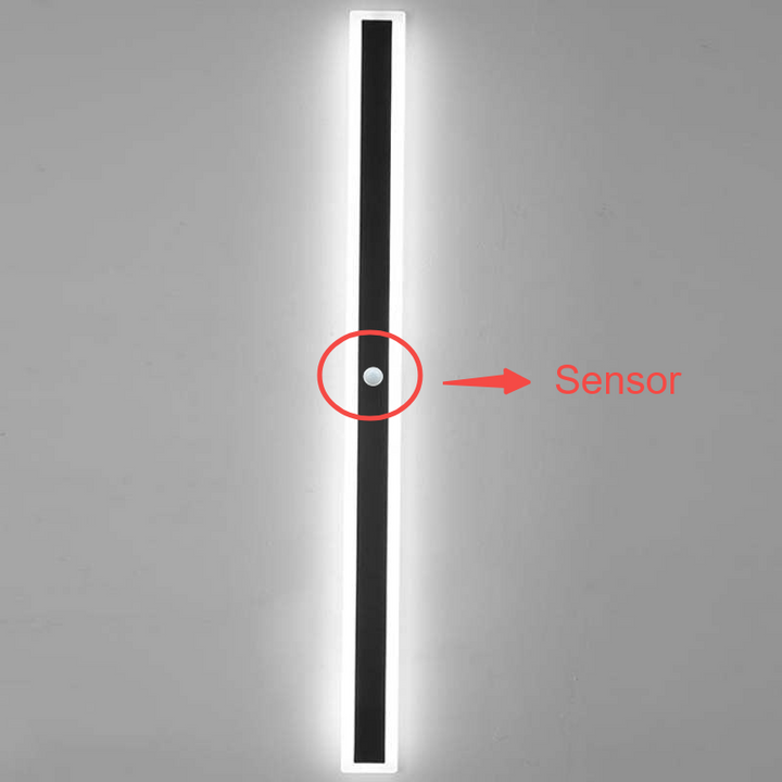Lámpara LED lineal moderna para patio, crea ambiente y luz funcional en tu espacio exterior.