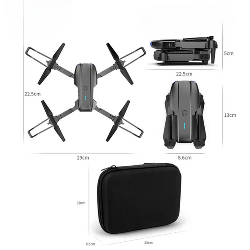 Drone profesional 4K UHD diseñado para creadores de contenido y fotógrafos buscando calidad aérea superior.