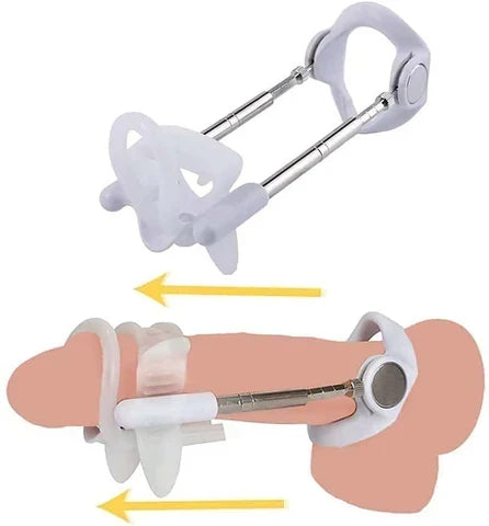 Sistema de tracción para hombres, promueve crecimiento natural y bienestar íntimo. Solución discreta.
