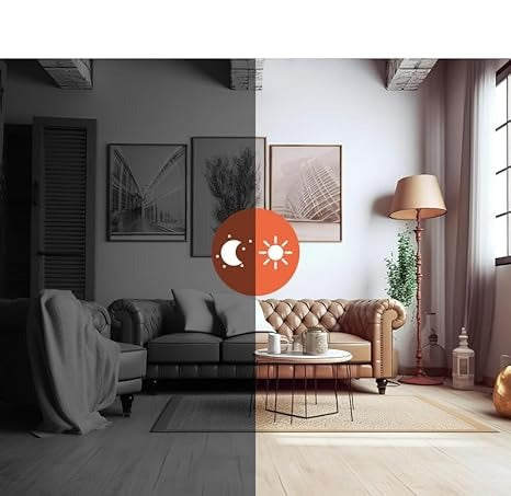 Cámara de protección inalámbrica Full HD 1080p para tranquilidad. Vigila tu hogar inteligente con WiFi remoto.