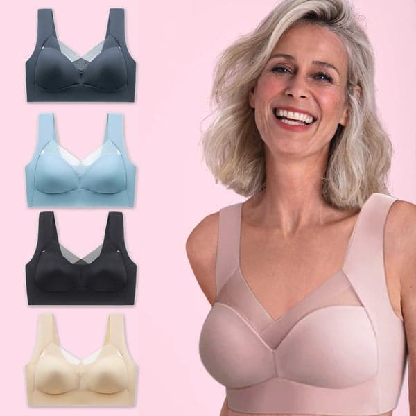 Sujetador push up sin aros para mujer, cómodo y de soporte invisible.
